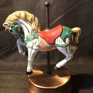 Music Box Carousel Horse